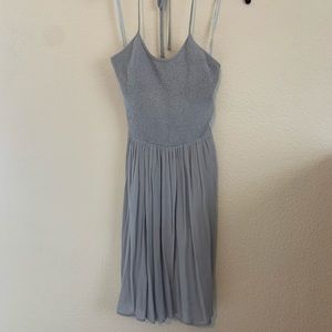 Might blue mini dress